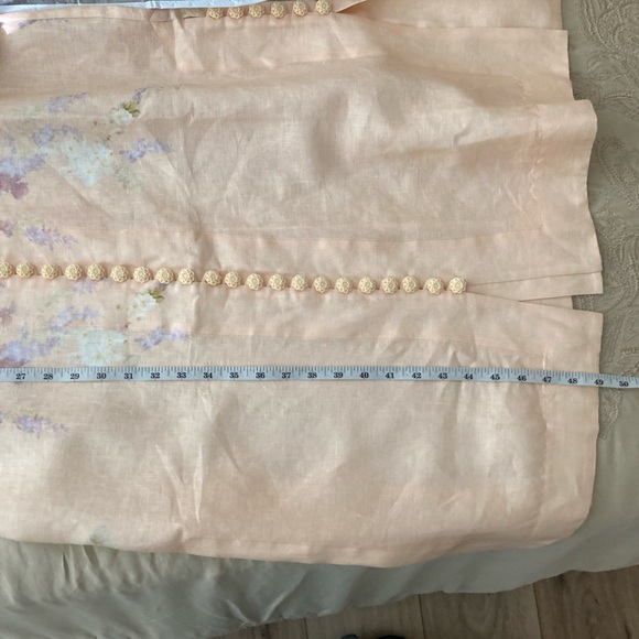 Zimmermann Pastel Floral Belted Dress size AU 2-US 8 - Picture 14 of 16